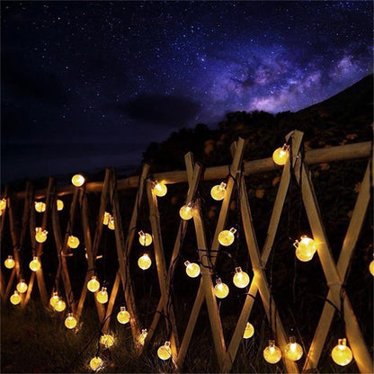 Yurda Solar Garden Lighting - Light Strings - 50 LED Lights + 9 Meters - Outdoor Christmas Lights - Solar Garden Lighting - Outdoor Garden Lighting YURDA