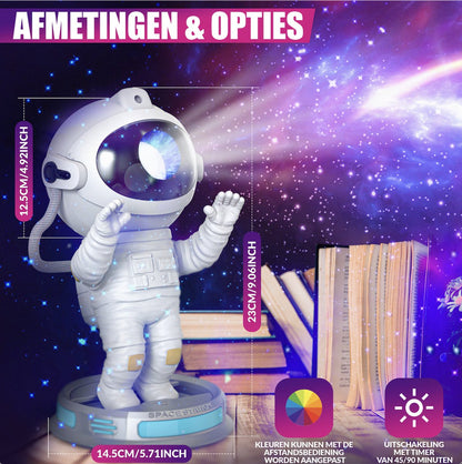 ✨ Originele Yurda Astronaut Projector – Creëer Uw Eigen Magische Sterrenhemel 🌌 | 360° Draaibare Galaxy Lamp met Verstelbare Kleuren 🌠 YURDA