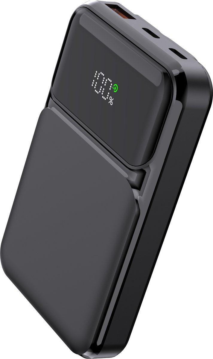 🔋 Yurda Powerbank 10.000 mAh – Ultra Snelladen 22,5W ⚡ | Type-C &amp; Micro Ingangen | Type-C &amp; USB Uitgangen | LED Display YURDA