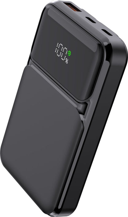 🔋 Yurda Powerbank 10.000 mAh – Ultra Snelladen 22,5W ⚡ | Type-C &amp; Micro Ingangen | Type-C &amp; USB Uitgangen | LED Display YURDA