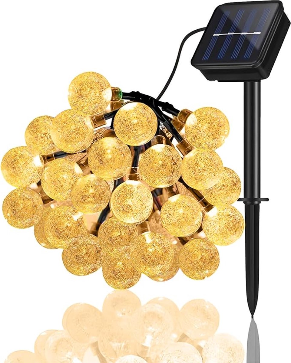 Yurda Solar Garden Lighting - Light Strings - 50 LED Lights + 9 Meters - Outdoor Christmas Lights - Solar Garden Lighting - Outdoor Garden Lighting YURDA